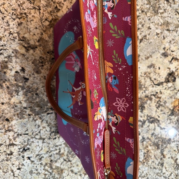 Dooney & Bourke Red Tote Bag with Whimsical Design - Picture 8 of 11